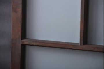 大正ロマン すりガラス入りガラスドア