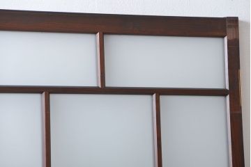 大正ロマン すりガラス入りガラスドア