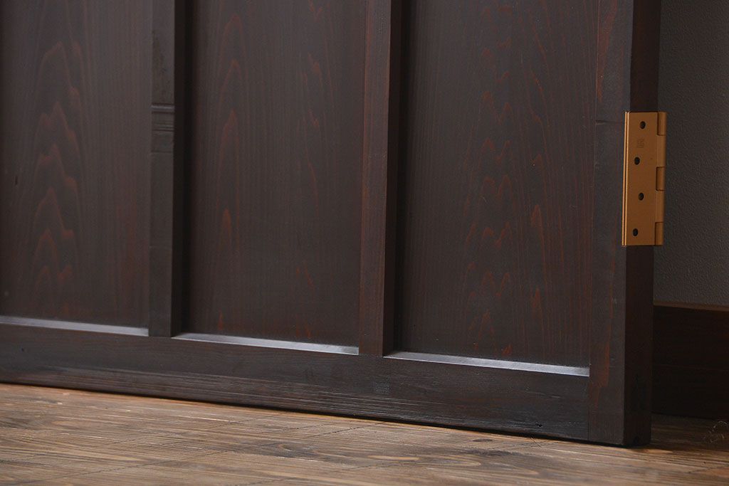 大正ロマン すりガラス入りガラスドア