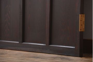 大正ロマン すりガラス入りガラスドア