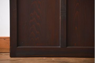 大正ロマン すりガラス入りガラスドア