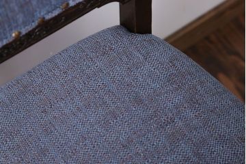 アンティーク家具　特上!イギリスアンティーク　オーク材　彫刻が美麗なチェア