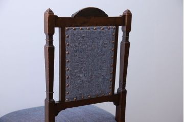 アンティーク家具　特上!イギリスアンティーク　オーク材　彫刻が美麗なチェア