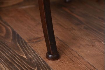 アンティーク家具　特上!イギリスアンティーク　オーク材　彫刻が美麗なチェア