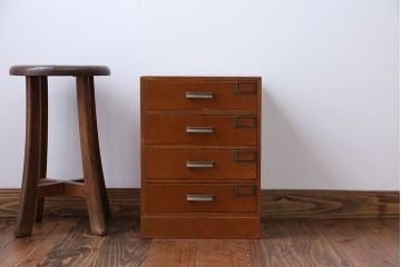 レトロ家具　昭和レトロ ネームプレート!小さな小引き出し
