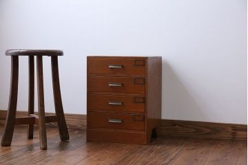 レトロ家具　昭和レトロ ネームプレート!小さな小引き出し