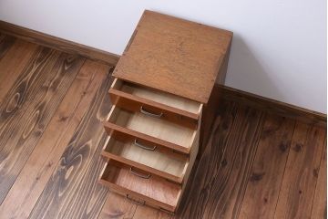 レトロ家具　昭和レトロ ネームプレート!小さな小引き出し