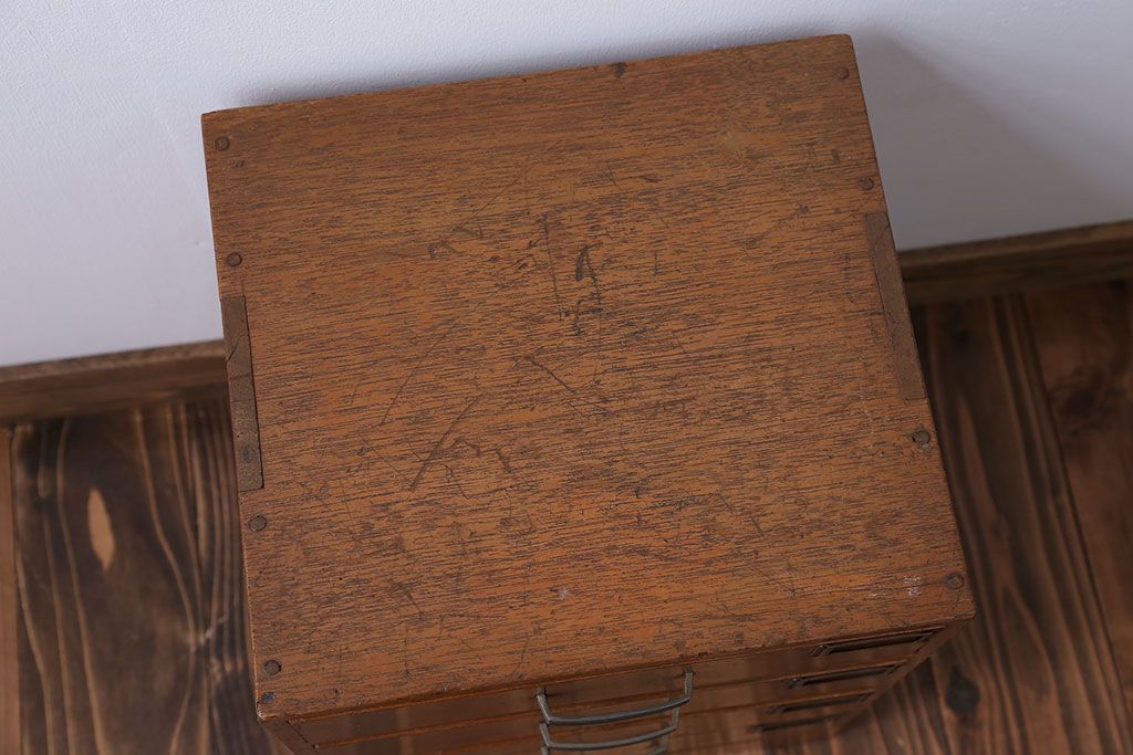 レトロ家具　昭和レトロ ネームプレート!小さな小引き出し