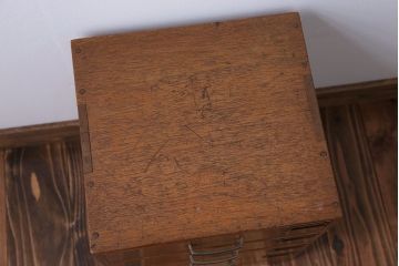レトロ家具　昭和レトロ ネームプレート!小さな小引き出し