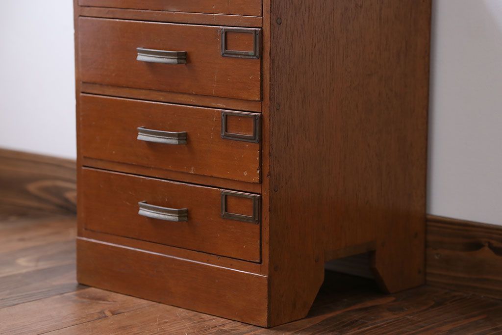 レトロ家具　昭和レトロ ネームプレート!小さな小引き出し