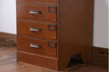 レトロ家具　昭和レトロ ネームプレート!小さな小引き出し