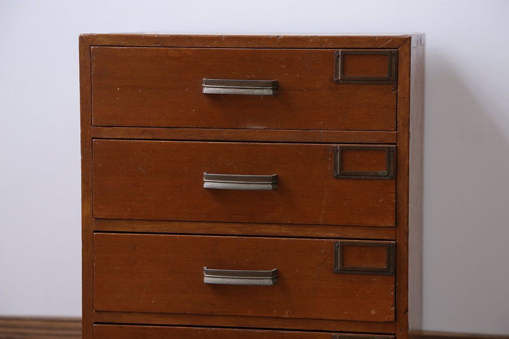 レトロ家具　昭和レトロ ネームプレート!小さな小引き出し