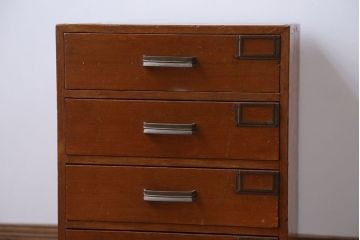 レトロ家具　昭和レトロ ネームプレート!小さな小引き出し