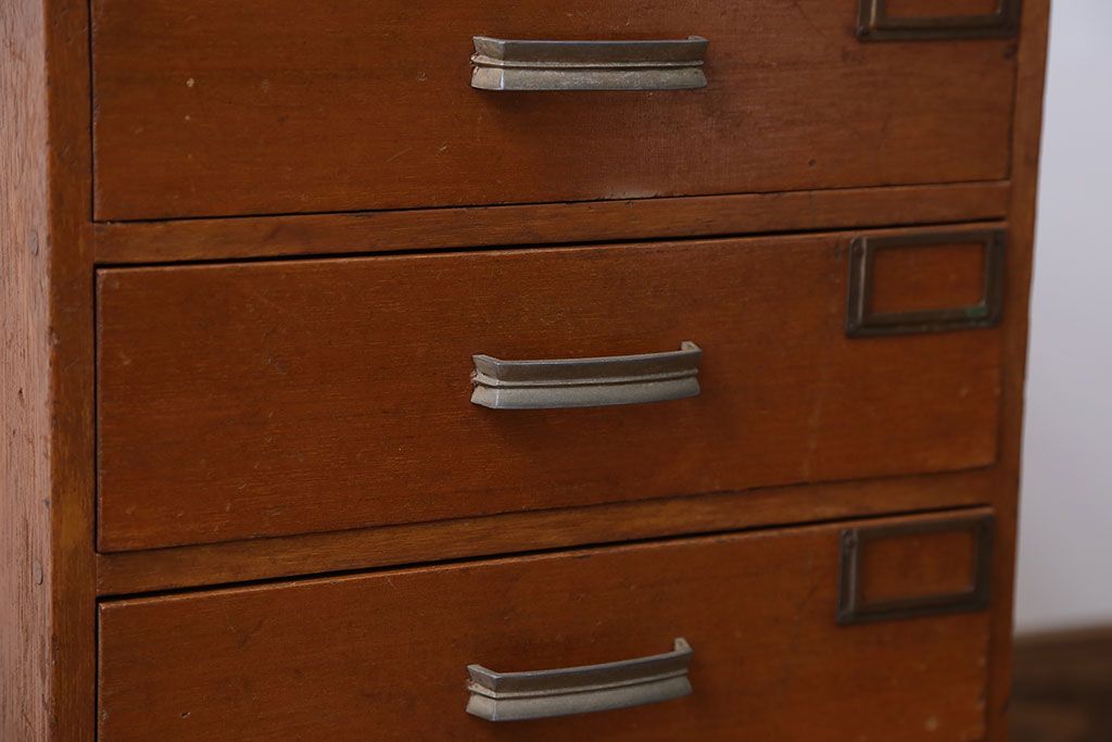 レトロ家具　昭和レトロ ネームプレート!小さな小引き出し