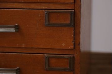 レトロ家具　昭和レトロ ネームプレート!小さな小引き出し