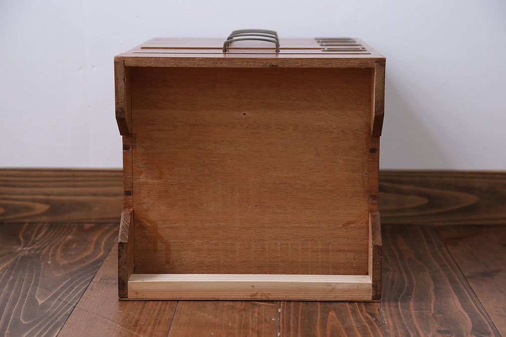 レトロ家具　昭和レトロ ネームプレート!小さな小引き出し