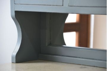 アンティーク家具　アンティークペイント　デンタルキャビネット