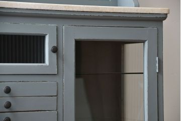アンティーク家具　アンティークペイント　デンタルキャビネット