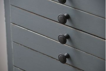 アンティーク家具　アンティークペイント　デンタルキャビネット