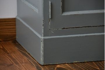 アンティーク家具　アンティークペイント　デンタルキャビネット