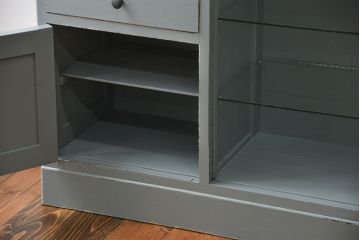 アンティーク家具　アンティークペイント　デンタルキャビネット