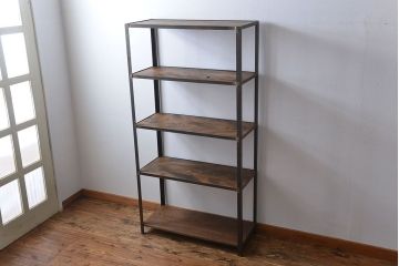 シンプルなラフジュ工房オリジナルアイアンラック(1)小