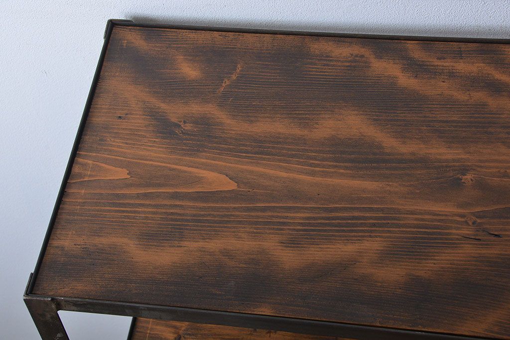 シンプルなラフジュ工房オリジナルアイアンラック(1)小