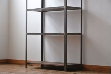 シンプルなラフジュ工房オリジナルアイアンラック(1)小