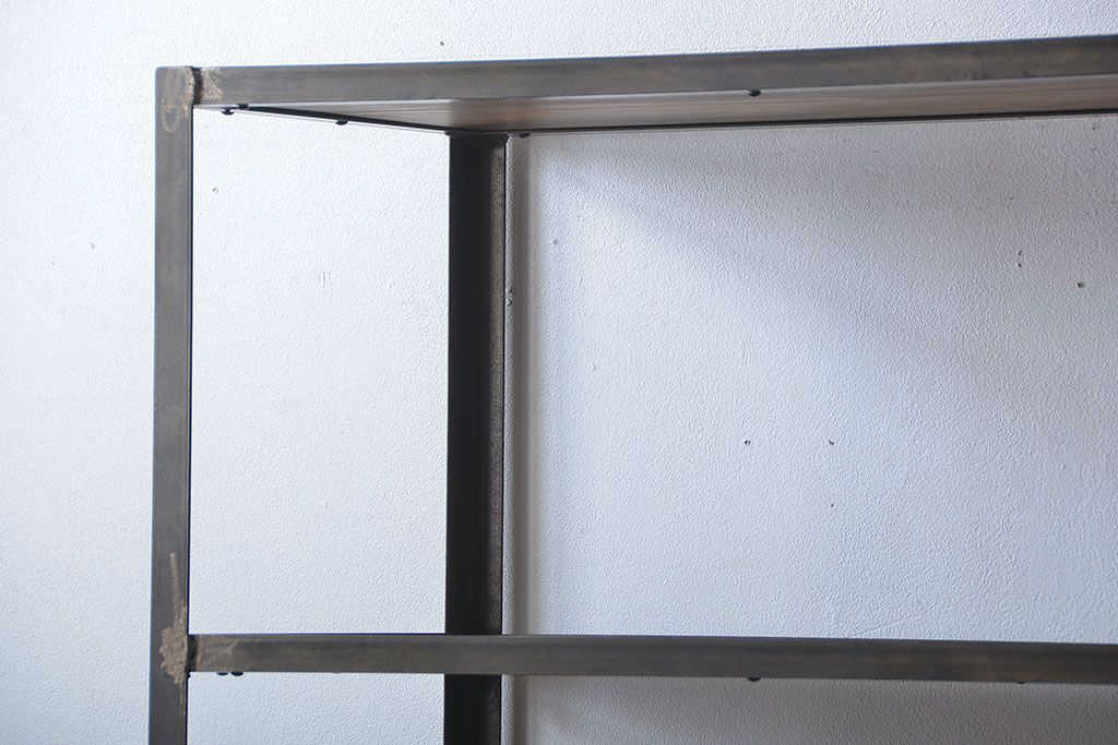 シンプルなラフジュ工房オリジナルアイアンラック(1)小