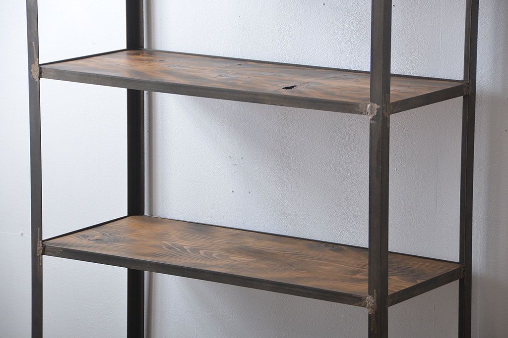 シンプルなラフジュ工房オリジナルアイアンラック(1)小