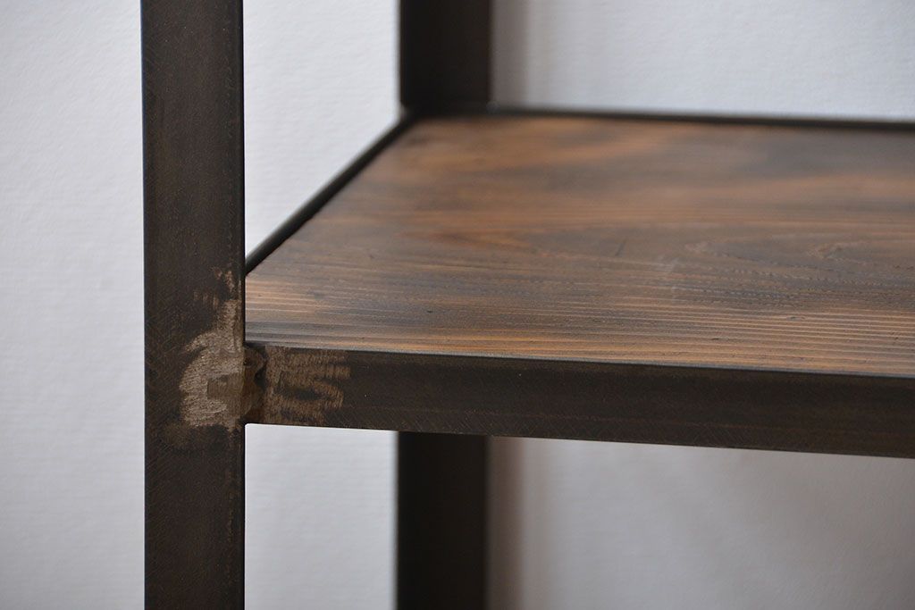 シンプルなラフジュ工房オリジナルアイアンラック(1)小