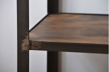 シンプルなラフジュ工房オリジナルアイアンラック(1)小