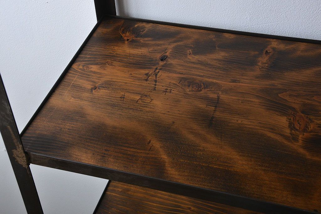 シンプルなラフジュ工房オリジナルアイアンラック(1)小