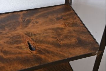 シンプルなラフジュ工房オリジナルアイアンラック(1)小