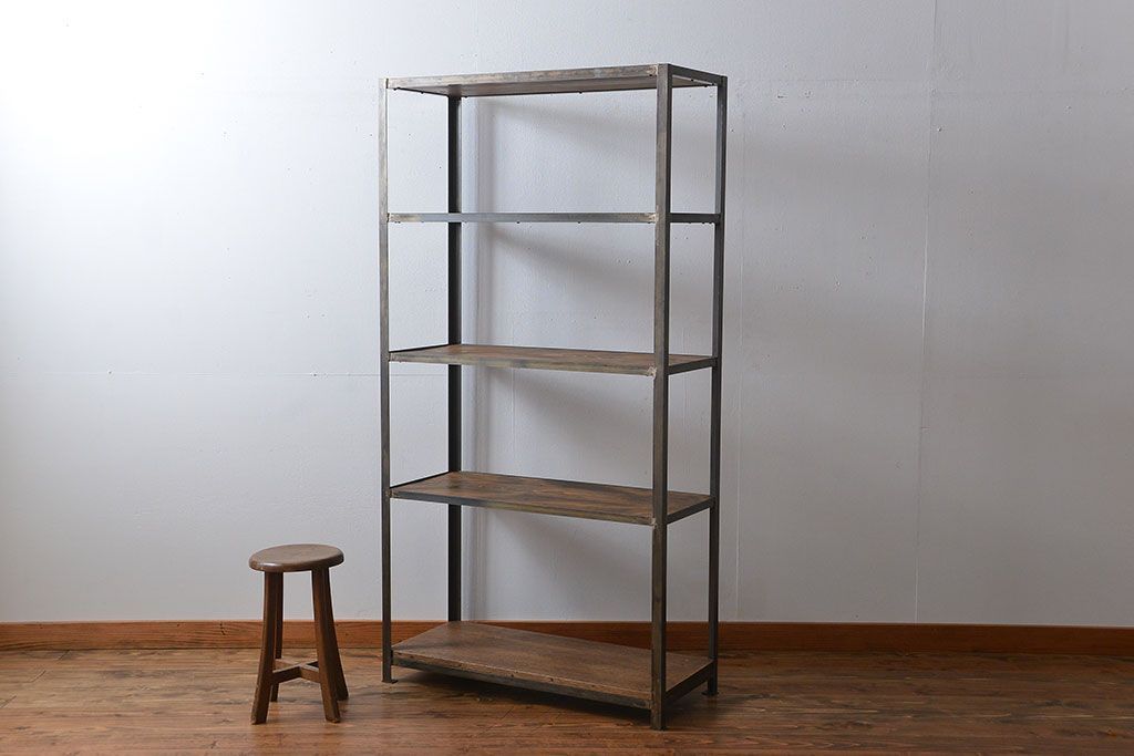 シンプルなラフジュ工房オリジナルアイアンラック(1)小