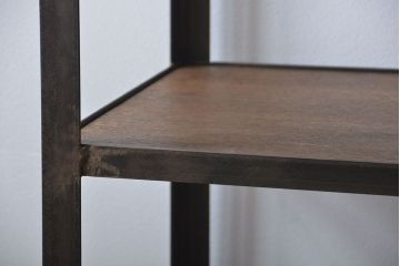 シンプルなラフジュ工房オリジナルアイアンラック(2)小