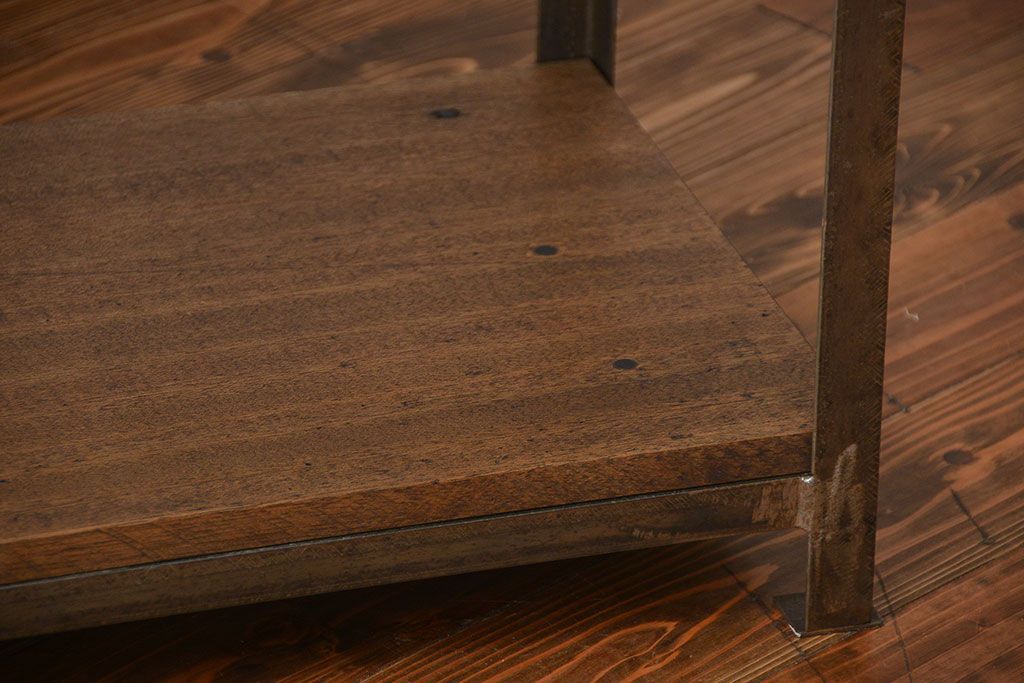 シンプルなラフジュ工房オリジナルアイアンラック(2)小