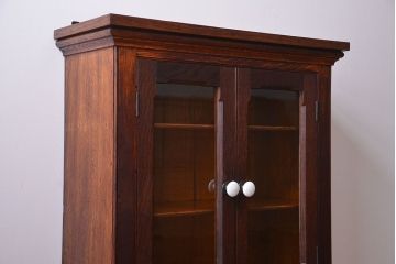 アンティーク家具　イギリスアンティーク 壁掛けカップボード