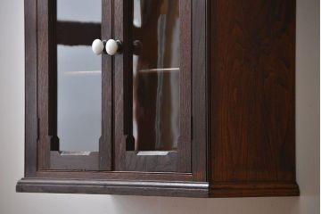 アンティーク家具　イギリスアンティーク 壁掛けカップボード