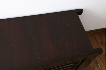 アンティーク家具　古民具・骨董 テレビ台にぴったり!水屋箪笥ローボード(テレビ台、キャビネット、収納棚)