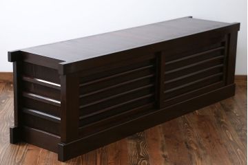 アンティーク家具　古民具・骨董 テレビ台にぴったり!水屋箪笥ローボード(テレビ台、キャビネット、収納棚)
