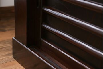 アンティーク家具　古民具・骨董 テレビ台にぴったり!水屋箪笥ローボード(テレビ台、キャビネット、収納棚)