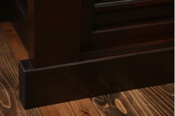 アンティーク家具　古民具・骨董 テレビ台にぴったり!水屋箪笥ローボード(テレビ台、キャビネット、収納棚)