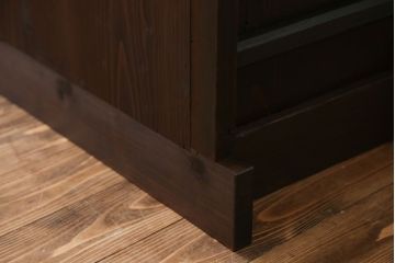 アンティーク家具　古民具・骨董 テレビ台にぴったり!水屋箪笥ローボード(テレビ台、キャビネット、収納棚)