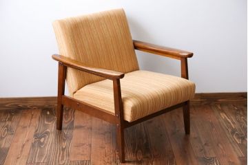 ヴィンテージ家具　1970年代　ビンテージカリモクアームソファ