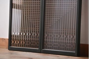 古民具・骨董　書院戸2枚セット(1)