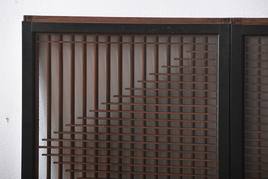 古民具・骨董　書院戸2枚セット(1)