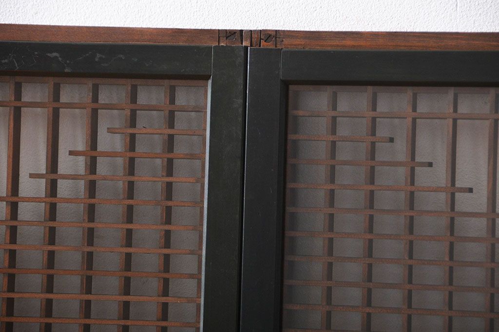 古民具・骨董　書院戸2枚セット(1)