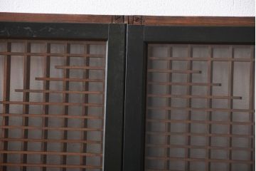 古民具・骨董　書院戸2枚セット(1)