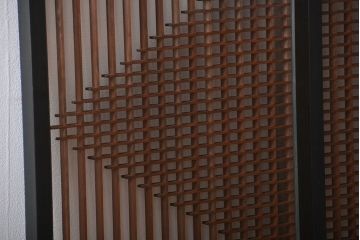 古民具・骨董　書院戸2枚セット(1)